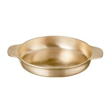 놋담 유기 전골냄비 직화 스테이크팬, 19cm, 1개