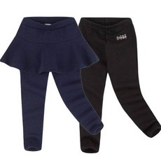 andiapple 女童款百搭刷毛內搭褲 + So Good 刷毛裙內搭褲 2件組