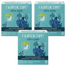 超薄蝶翼衛生棉, 小型, 14入, 3個