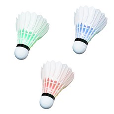 플레이픽 LED 셔틀 JT3707, 레인보우, 3개입, 1세트