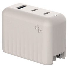 ALLite A1 PRO 70W 氮化鎵電源供應器 1A+2C 三孔快充, 淺灰褐, 1盒