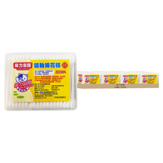 菲力家族 粗軸棉花棒, 200支, 48盒