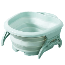 按摩泡腳桶 可折疊, 1個, 02 綠色