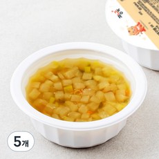 짱죽 맑은대구탕, 혼합맛(대구), 150g, 5개