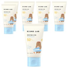 라운드랩 베이비 마일드 선크림 SPF50+ PA++++, 60ml, 6개