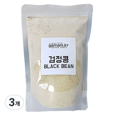 검은콩가루, 3개, 500g