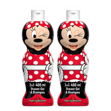 米妮 2合1 沐浴洗髮精 萌Q收藏版, 400ml, 2瓶
