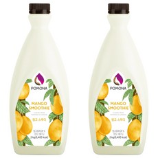 포모나 망고 스무디 시럽, 2kg, 2개