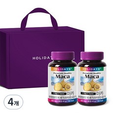 HOLIDAYS 瑪卡補充錠禮盒, 90顆, 4罐