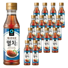 청정원 대나무숙성 멸치액젓, 500g, 15개