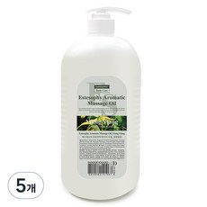 에스테소피 아로마틱 마사지 바디오일 일랑일랑, 1L, 5개