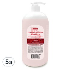 에스테소피 아로마틱 마사지 오일 로즈, 1L, 5개