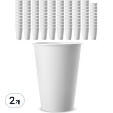 大韓健康 無印刷外帶紙杯 380ml, 2個