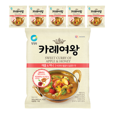 카레여왕 애플 & 허니, 108g, 6개