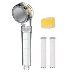 OHELLA 維他命濾芯蓮蓬頭+體身濾芯 2入組, 1組, 白色