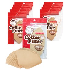 The Bean 咖啡濾紙 2~5人用, 40張, 10包