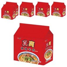 維力 真爽 蔥辣牛肉風味麵 75g, 30包