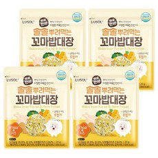 루솔 바로한끼 솔솔뿌려먹는 꼬마밥대장, 닭가슴살 앤 치즈맛, 20g, 4개