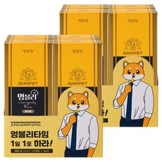 정관장지니펫 강아지 멍블리타임 짜먹는 간식 40p 선물세트, 해산물, 560g, 2세트