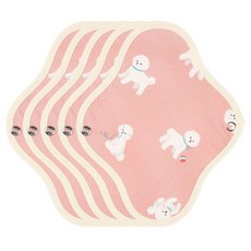 WIZLLY 無防水棉質衛生棉, 小型, 1入, 5個