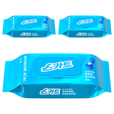 Scott 可麗舒 可沖馬桶廁所清潔濕紙巾, 3個