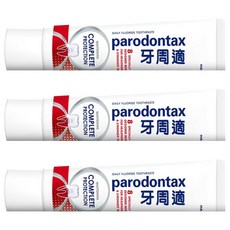 parodontax 牙周適 固齒護齦亮白牙膏，牙醫首選、日常牙齦護理、8大功效, 80g, 3條
