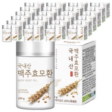 국내산 맥주효모환, 25개, 100g