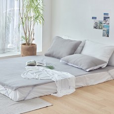 LIV MOM 高級冰涼感涼墊, 鋸齒灰, 涼感墊