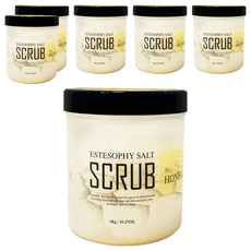 Estesophy 身體磨砂鹽皂蜂蜜, 1kg, 6個