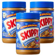 스키피 수퍼청크 땅콩버터, 462g, 3개