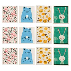 Kitchen9 纖維素抹布4件組, 3套