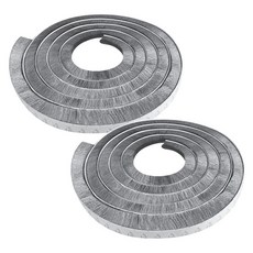 THELIVING 門縫縫隙阻擋 黏貼式門窗密封條 馬海毛 15mm, 2個