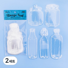 MaDaKkuMi 手帳書籤 DIY 押花 花朵書籤 護貝紙 5款 x 4p 套組 收納罐, 2套