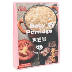 Nutrinini 脆妮妮 寶寶粥 活力滿分番茄牛 無糖無鹽無味精 寶寶副食品 常溫保存 7個月以上寶寶適用, 300g, 1盒
