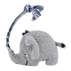 Mailcat 狗狗啾啾紗線大象娃娃玩具, 1個, 灰色