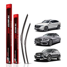 필터포유 더 마스터 실리콘 플랫 와이퍼 세트, 벤츠 C 클래스 W205 C205 / GLC X253 C253 / EQC N293