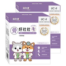 LACTOTIDES 萌肽優 骨好壯壯 關節保健/保持毛孩好動力/毛孩關節潤滑, 維護骨骼/關節, 30包, 2盒