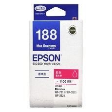 EPSON NO.188 原廠墨水匣 T188350, 紅色, 1個