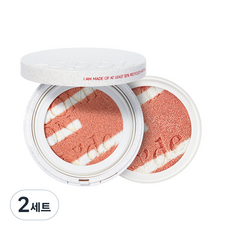 에스쁘아 커먼누드 톤업 쿠션 파운데이션 SPF50+PA++++ 본품 13g + 리필 13g 세트, 혼합색상, 2세트