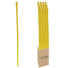 POLYWELL 寶利威爾 可鬆式束線帶 PW15-T65-0107 8 x 400 100個, 黃色, 1包