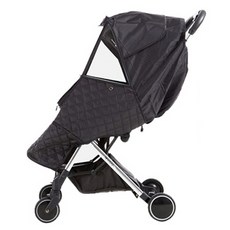 嬰兒車防寒罩, 黑色, 1入