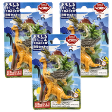 Iwako 造型橡皮擦, 恐龍2, 3組