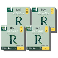 Rael 中號 14p x 4 包, 中/常規, 14片, 1套