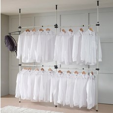 DECO 頂天立地衣架 4層, 黑色的