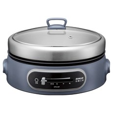 SANLUX 台灣三洋 多功能電火鍋 HPS-40F, #304不鏽鋼, 四段火力, 分離式配件, HPS-40F-B