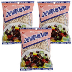 義峰食品 波霸粉圓, 250g, 3包, 1入