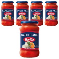 Barilla 百味來 拿坡里地中海義大利麵醬, 5個, 400g