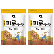 엉클탁 파로 엠머 밀, 1kg, 2개