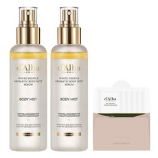 d'Alba 白松露身體精華噴霧 180ml 2瓶 + 弱酸性洗面乳 3ml 5包, 1組