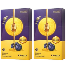 FRUDIA 望莓止渴 藍莓蜂蜜緊好眠晚安凍膜 20個, 100ml, 2盒